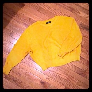 Zara Mustard Yellow Spring Sweater SZ M